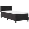 vidaXL Cama tipo Box Spring con colch&oacute;n Negro 200 x 80 cm Terciopelo