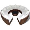 vidaXL Set muebles de jard&iacute;n 10 pzas y cojines rat&aacute;n sint&eacute;tico marr&oacute;n