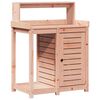 vidaXL Mesa de plantaci&oacute;n con estantes madera Douglas 82,5x50x109,5 cm