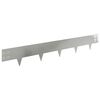 vidaXL Borde de C&eacute;sped 10 uds. 100 x 15 cm Acero Plateado