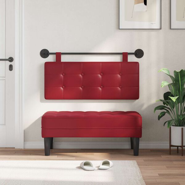 vidaXL Cabecera Colgante Montaje en la pared Cuero sint&eacute;tico