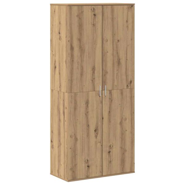 vidaXL Highboard Roble artisan 80 x 39 x 178 cm Madera contrachapada