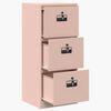 vidaXL Mueble archivador con caj&oacute;n Rosa 45,5 x 42 x 106,5 cm