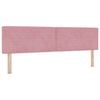 vidaXL Cama tipo Box Spring con colch&oacute;n Rosa 180 x 200 cm Terciopelo