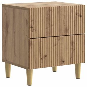 vidaXL Armario de Noche Roble artisan 43 x 34,5 x 48 cm