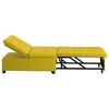 vidaXL Sof&aacute; cama Amarillo 194 x 67 x 82 cm Terciopelo