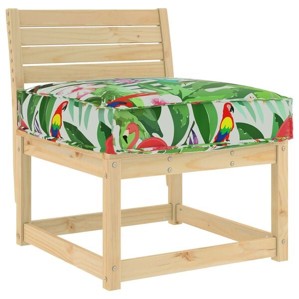 vidaXL Coj&iacute;n Floral Multicolor 60 x 60 x 12 cm Tela Oxford