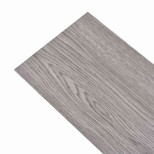 vidaXL Tableros de Suelo 18 pcs Gris oscuro 2,51 m&sup2; PVC