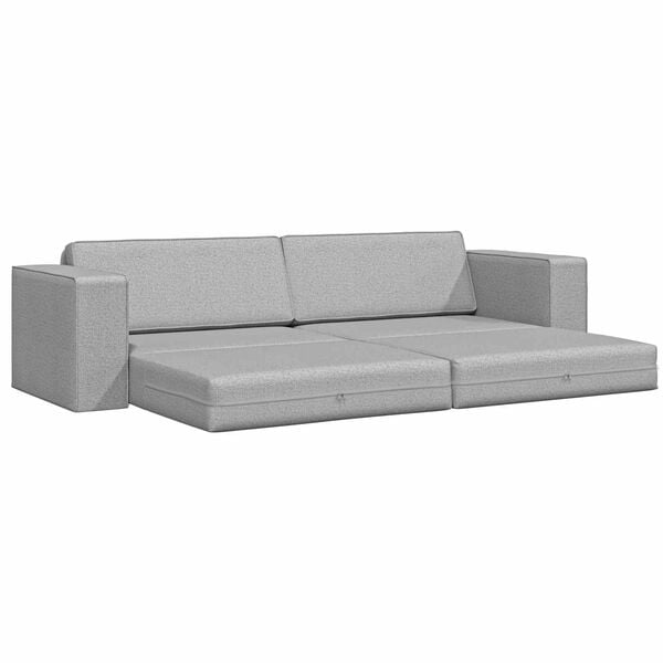 vidaXL Sof&aacute; cama 200cm Gris Nube tela