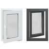 vidaXL Color interno de ventana de s&oacute;tano blanco RISOR 50 x 75 cm