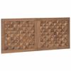 vidaXL Cabecero de Cama Natural Madera de teca maciza