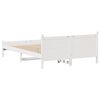 vidaXL Estructura de cama sin colch&oacute;n madera de pino blanca 140x190 cm
