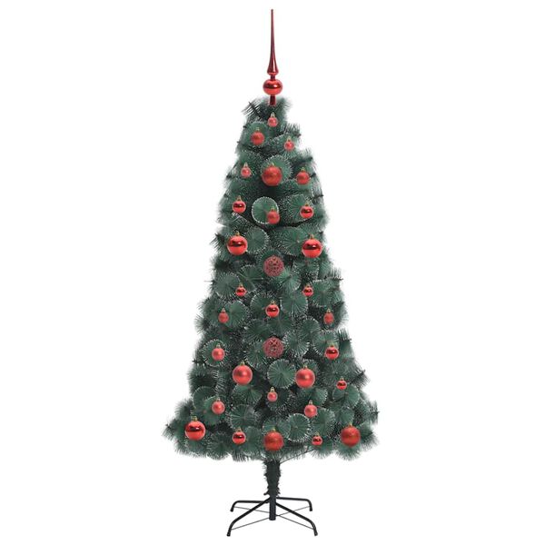 vidaXL &Aacute;rbol de Navidad Artificial Pre-iluminado con Juego de Bolas