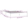 vidaXL Estructura de cama sin colch&oacute;n madera maciza blanco 140x190 cm