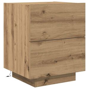 vidaXL Armario de Noche Roble artisan 45 x 40 x 55 cm