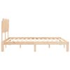 vidaXL Estructura de cama sin colch&oacute;n madera maciza de pino 160x200 cm