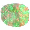 vidaXL Manguera de luces LED de Navidad 1200 LED Rojo y Verde 50 m