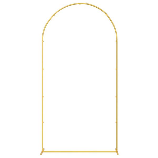 vidaXL Arco de Boda Dorado 100 x 39 x 200 cm Acero