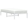 vidaXL Estructura de cama sin colch&oacute;n metal blanco 90x190 cm
