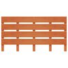 vidaXL Cabecero de cama madera maciza de pino marr&oacute;n cera 150 cm