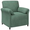 vidaXL Sof&aacute; de una plaza Verde Mar 88 x 83 x 95 cm Terciopelo