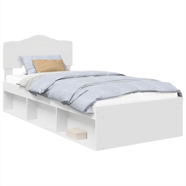 vidaXL Estructura de cama 90 x 190 cm Madera de pino macizo