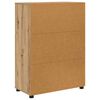 vidaXL Gabinete de Ba&ntilde;o con caj&oacute;n Roble artesanal 72,5 x 36,5 x 100 cm