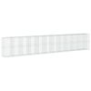 vidaXL Cesta gaviones con cubierta hierro galvanizado 1150x100x200 cm