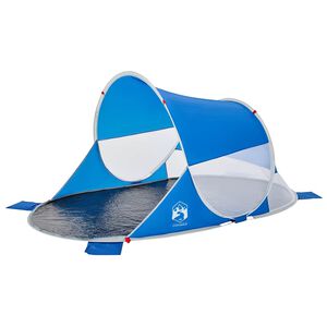 vidaXL Beach Tent Sea Green Pop-up Waterproof Azul