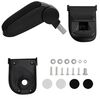 vidaXL Reposabrazos para coche Negro 15x35x(30-47) cm ABS