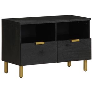 vidaXL Mueble de TV madera de ingenier&iacute;a negro 70x33x46 cm