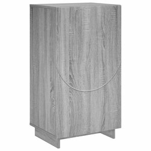 vidaXL Zapatero 48 x 38 x 87,5 cm Madera de ingenier&iacute;a Sonoma gris