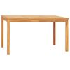 vidaXL Juego de comedor de jard&iacute;n 7 piezas madera maciza de teca