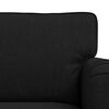 vidaXL Sof&aacute; 2 pcs Negro 162 x 80 x 85 cm tela