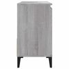 vidaXL Armario de ba&ntilde;o madera contrachapada gris Sonoma 65x33x60 cm