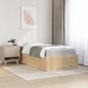 vidaXL Cama con colch&oacute;n madera maciza de pino 100x200 cm