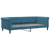 vidaXL Sof&aacute; cama nido terciopelo azul 90x200 cm