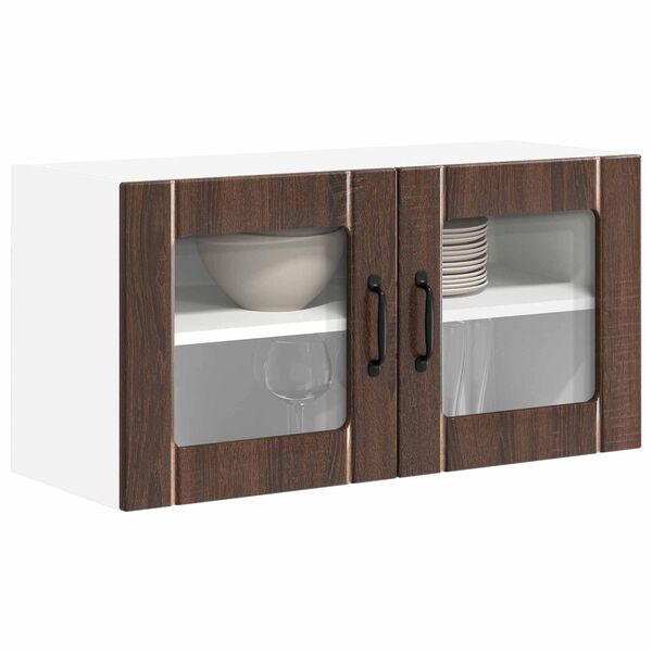 vidaXL Mueble de Cocina Roble Marr&oacute;n 80 x 31 x 40 cm