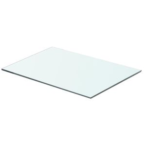 vidaXL Panel de estante vidrio claro 50x30 cm
