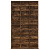 vidaXL Estanter&iacute;a de CD contrachapada roble ahumado 102x23x177,5 cm