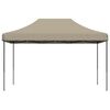vidaXL Tienda de fiesta plegable Pop-Up taupe 440x292x315 cm