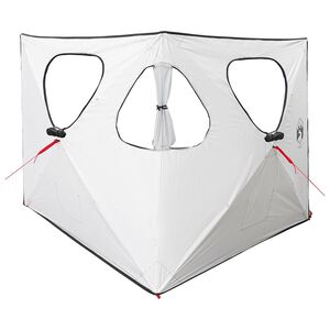 vidaXL Tienda de Caza Blackout 145 x 145 x 150 cm Poli&eacute;ster y Acero