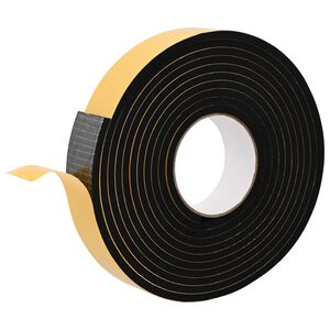 vidaXL Cinta de espuma autoadhesiva 20 uds. Negro 30mm x 5m Espuma CR