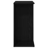 vidaXL Mesita de noche madera de ingeniería negro roble 46,5x29x61 cm
