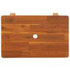 vidaXL Taburete rectangular madera maciza de acacia 45x29x45 cm