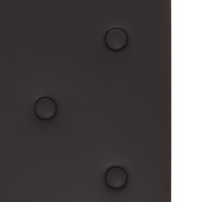 vidaXL Paneles de pared 12 uds cuero sintético negro 60x30 cm 2,16 m²