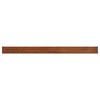 vidaXL Umbral de Ventana Madera Marr&oacute;n 140 x 10 x 4,5 cm PVC