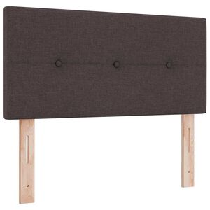 vidaXL Cabecero con cabecera Marr&oacute;n Oscuro 80 cm Cuero sint&eacute;tico