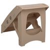 vidaXL Escalera plegable para perros marrón 62x40x49,5 cm