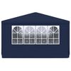 vidaXL Carpa profesional para fiestas con paredes azul 90 g/m² 4x6 m
